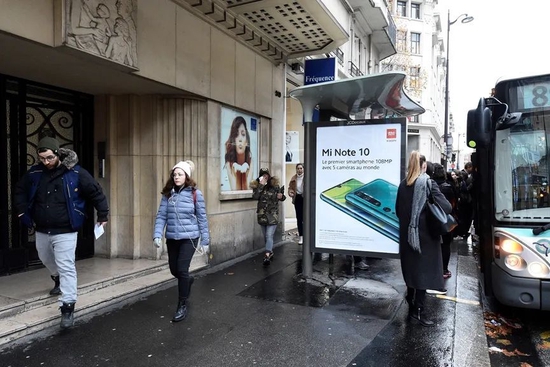 德國街頭，圖源小米手機微博